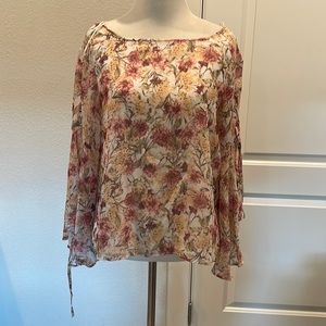 Retro 70s style boho top